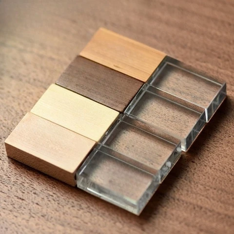 JASTER Crystal USB 3.0 флэш-накопитель 128 ГБ в деревянной коробке, 64 ГБ, высокоскоростная карта памяти, 32 ГБ, креативная водонепроницаемая подарочная палочка