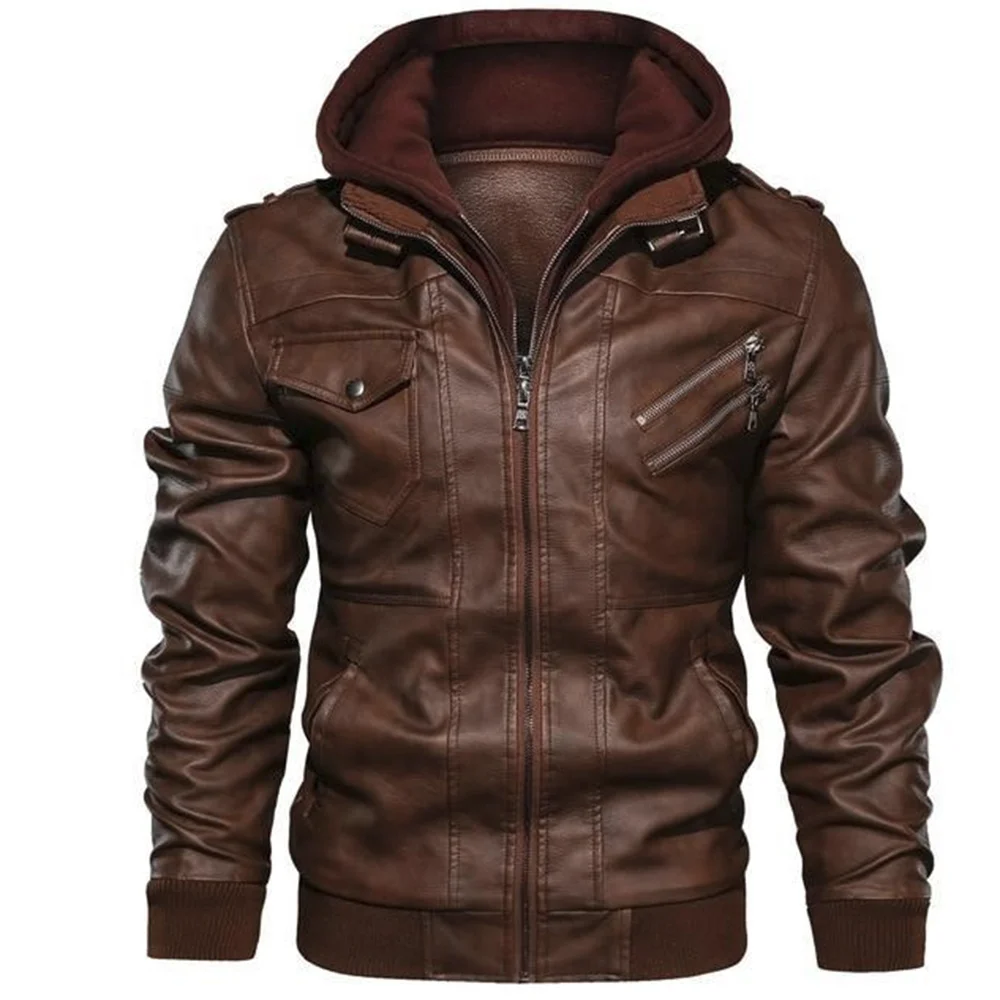 

Mens faux Leather Jackets Motorcycle Classic Motorcycle Jacket Male Plus faux leather jacket men spring