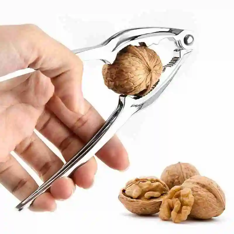 

1PC Zinc Alloy Nutcracker Sheller Walnut Nut Cracker Quick Walnut Almond Pecan Nutcracker Kitchen Gadgets Tool Accessories