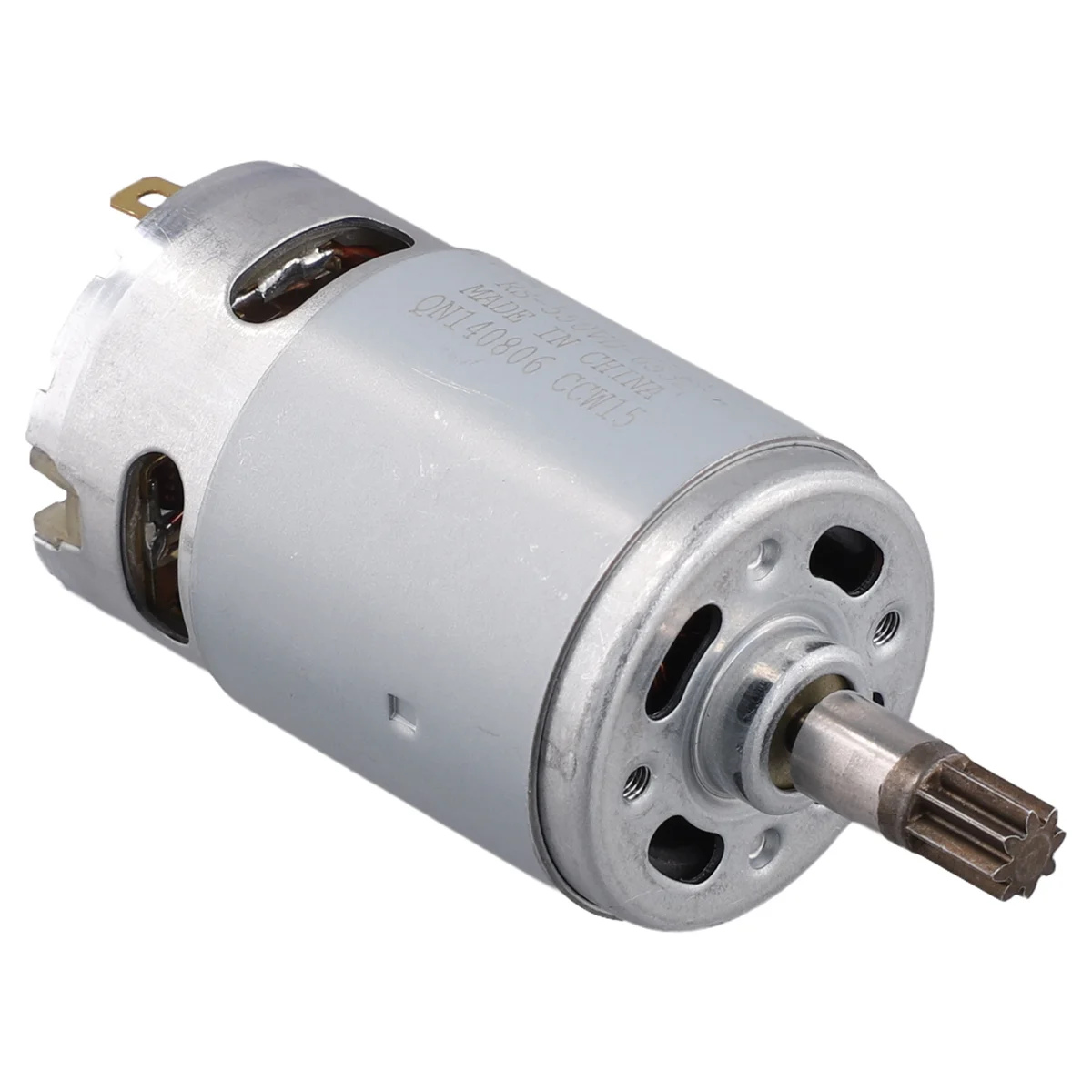 Фото TFBC DC21V 8-зубчатый двигатель-550VD H3 для 50027484 WU390 WX390 WX390.1 Электрическая дрель Металлический мотор-редуктор Запчасти для инструментов №3