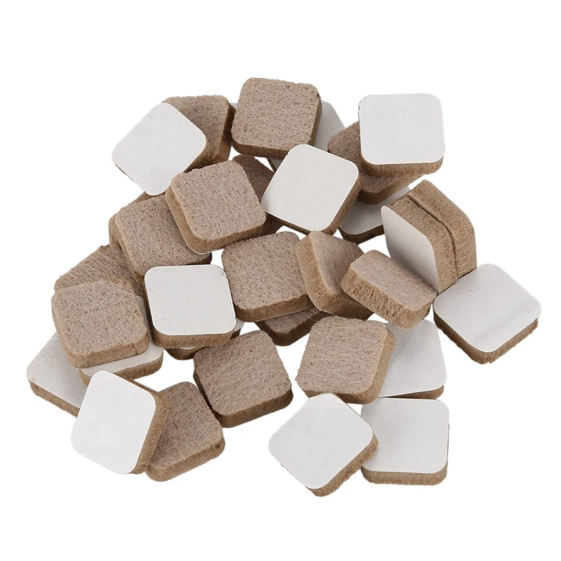 

Felt Floor Furniture Protector Pads Chair Table Legs Protector 96 Pieces Khaki