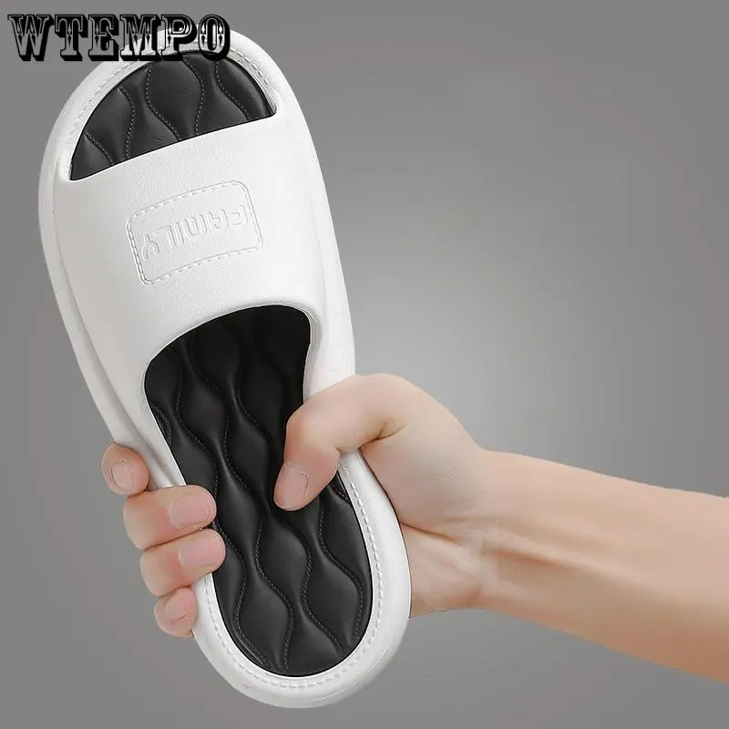 WTEMPO Slippers Men's Summer Wear Non-slip Indoor Home Couple Bathroom Bathing Sandals and Slippers Women Wholesale Dropshipping