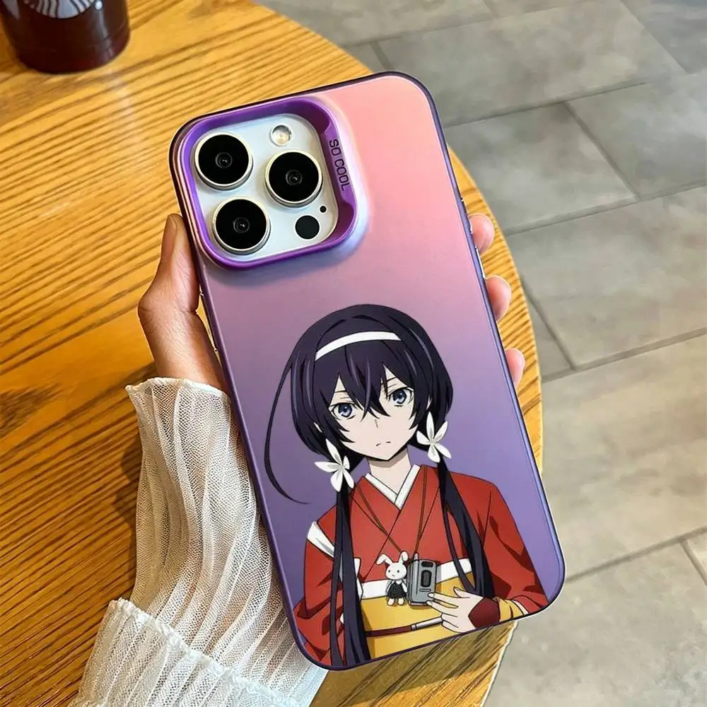 Фото Чехол для телефона Bungo Stray Dogs Kyoka Izumi для iPhone 17, 16, 15, 14, 13, 12, 11 Plus, Pro Max, XS, серебристого цвета. №4