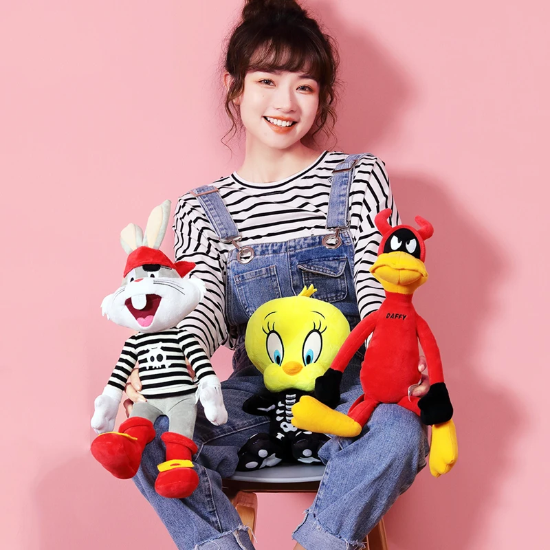 

Бесплатная доставка, плюшевые игрушки Looney Tunes, багги, кролик, фигурки героев, твиты, Lola Bunny, аниме плюшевые игрушки, плюшевые куклы, подарки