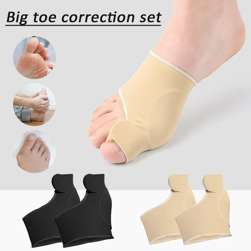 

2Pcs Orthopedic Bunion Correction Pedicure Socks Hallux Valgus Corrector Braces Toes Perfect Gift Ligh Separator Feet Care Tool