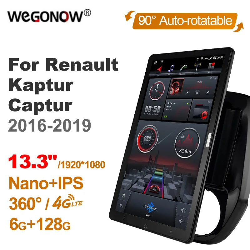 

TS10 Android10.0 Ownice Car Radio Auto for Renault Kaptur Captur 2016-2019 13.3'' No DVD support USB Quick Charge Nano 1920*1080