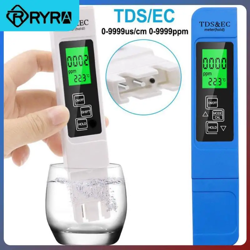 

Range 0-9990 Temp Ppm Tester Water Tds Meter Pen Water Purity Lcd Digital Display Conductivity Tds Ec Meter For Aquarium Pool