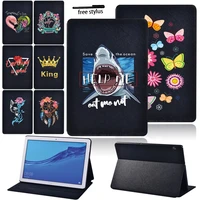 tablet case for huawei mediapad m5 lite 8m5 10 8t5 10 10 1m5 lite 10 1m5 10 8t3 10 9 6t3 8 stand cover cartoon print
