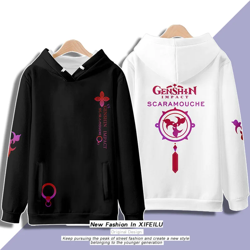 

Аниме Genshin Impact Kunikuzushi с капюшоном Женский костюм для косплея свободный весенне-осенний студенческий пуловер Топы