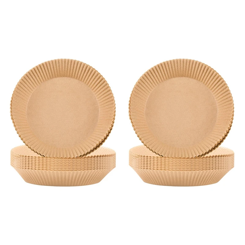 

200Pcs Air Fryer Parchment Paper Liners Non-Stick Disposable Air Fryer Liners Basket Unperforated Round Parchment Paper