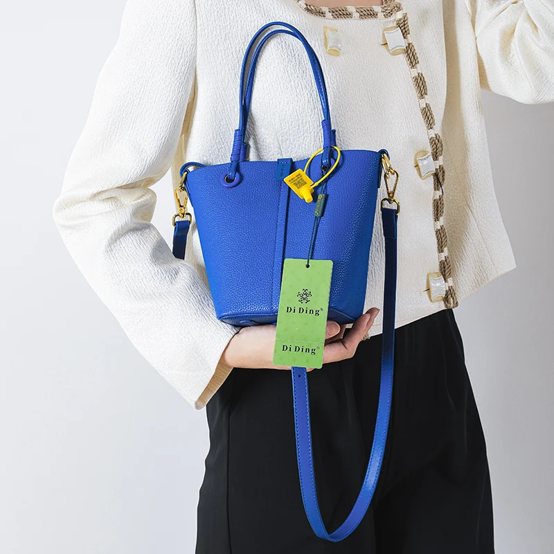 Fashion New Style Women's Handheld Crossbody Bucket Bag High Quality Female Student Small Size Vegetable Basket Shoulder Bag