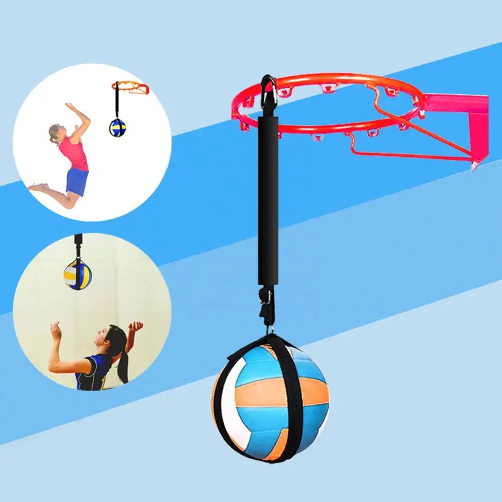 

Volleyball Trainer Flexible Strong Load Bearing Spike Trainer D-ring Carabiner Excellent Volleyball Training Aids for Baketball