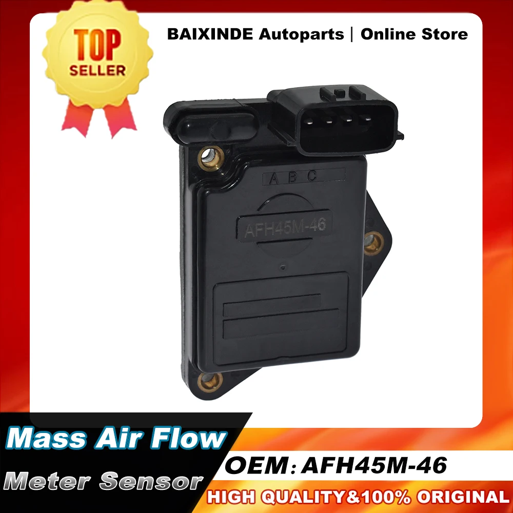 

4Pins MAF Mass Air Flow Meter Sensor AFH45M-46 16119-73C00 For NISSAN 100 NX PRIMERA Traveller SUNNY III Hatchback