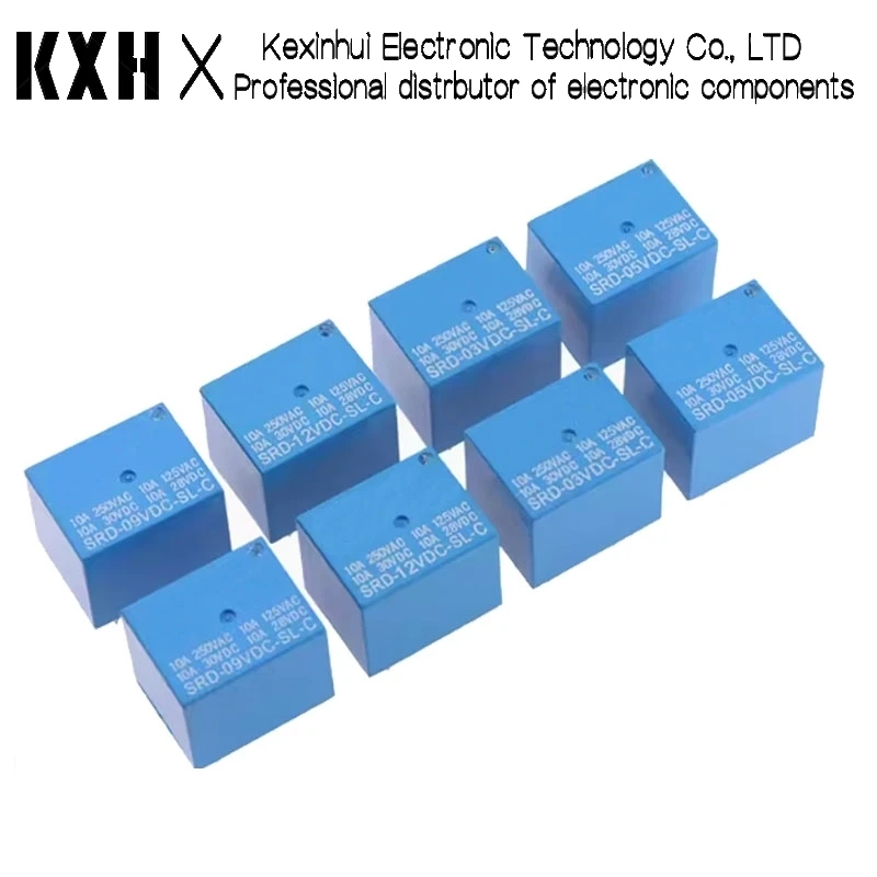 5 шт. реле SRD-5VDC-SL-C SRD-12VDC-SL SRD-3VDC 4/5Pin 12V DC Высокое качество