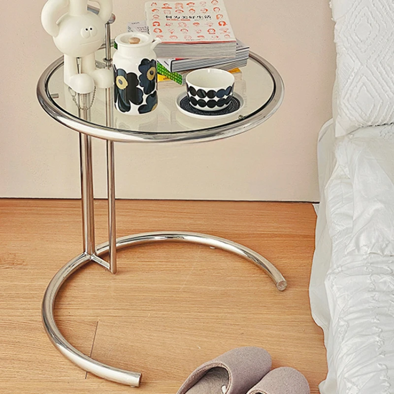 

Дизайнерские современные боковые журнальные столики, маленькие круглые уличные журнальные столики в скандинавском стиле, минималистичные столы для спальни, домашняя мебель SR50CT