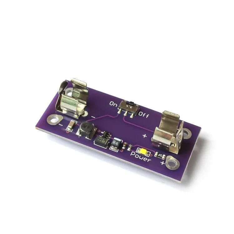 Модуль питания LilyPad повышающий преобразователь батареи AAA до 5 В для Arduino - купить
