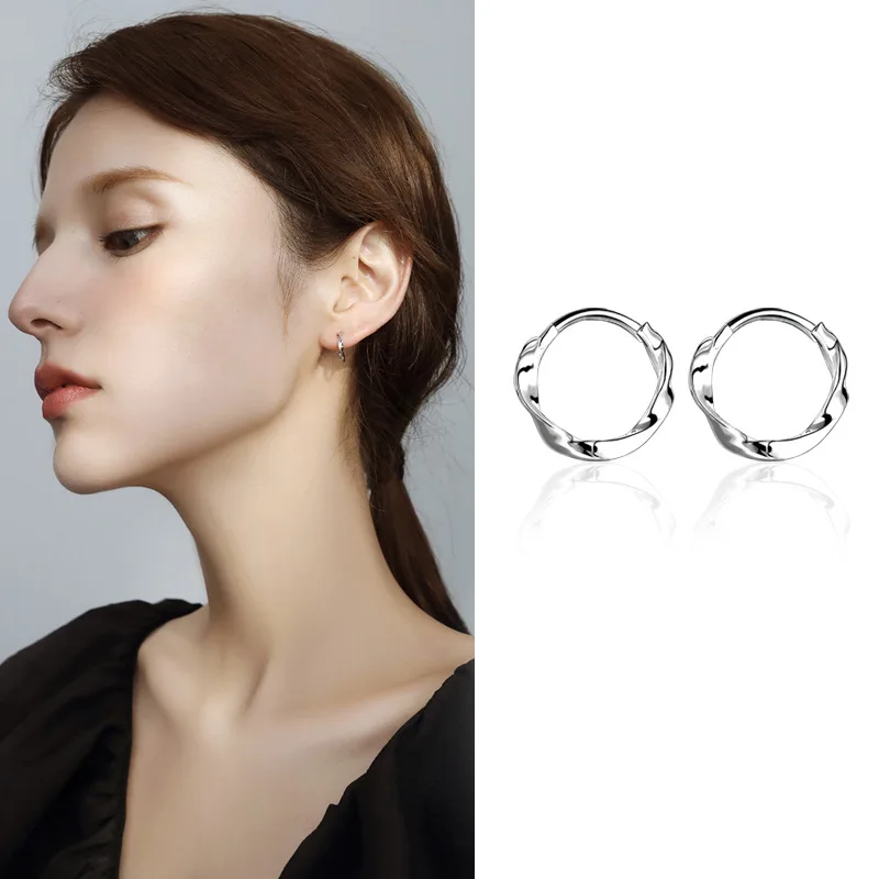 

Fashion Geometric Hoop Earrings Minimalism Ladies Accessories Retro Party Jewelry Korean Jewelry Schoolgirl Simple Stud Earrings