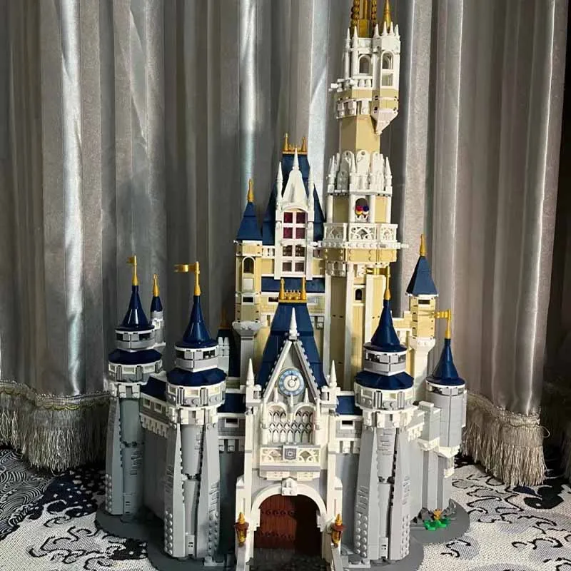 

Compatible 71040 16008 4080PCS Princess Castle Modular Building Blocks Bricks Educational Toys For Kids Christmas Birthday Gifts
