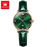 olevs womens watches ultra thin leather female wristwatche luxury brand fashion elegant waterproof ladies simple calendar watch