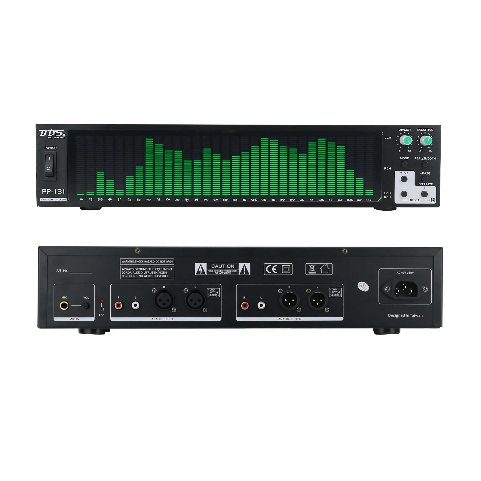 

Green/Blue/White BDS PP-131 Audio Spectrum Analyzer Display Music Spectrum Indicator VU Meter 31-Segment