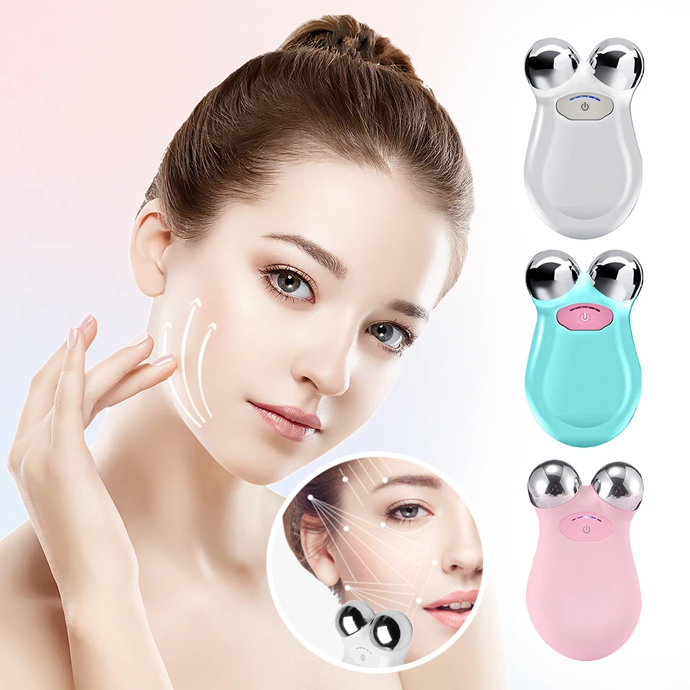 Electric Micro Current Face Massager Face Firming Deedema Decree Wrinkle Lifting Facial Skin Care Too Beauty Instrument