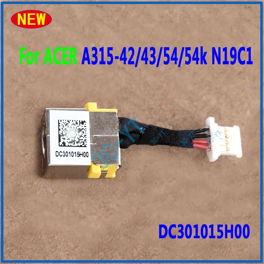 1Pcs New Laptop DC Power Jack Cable For ACER A315-42 A315-54 A515-43 A315-54k N19C1 Charging Connector DC-IN Cable