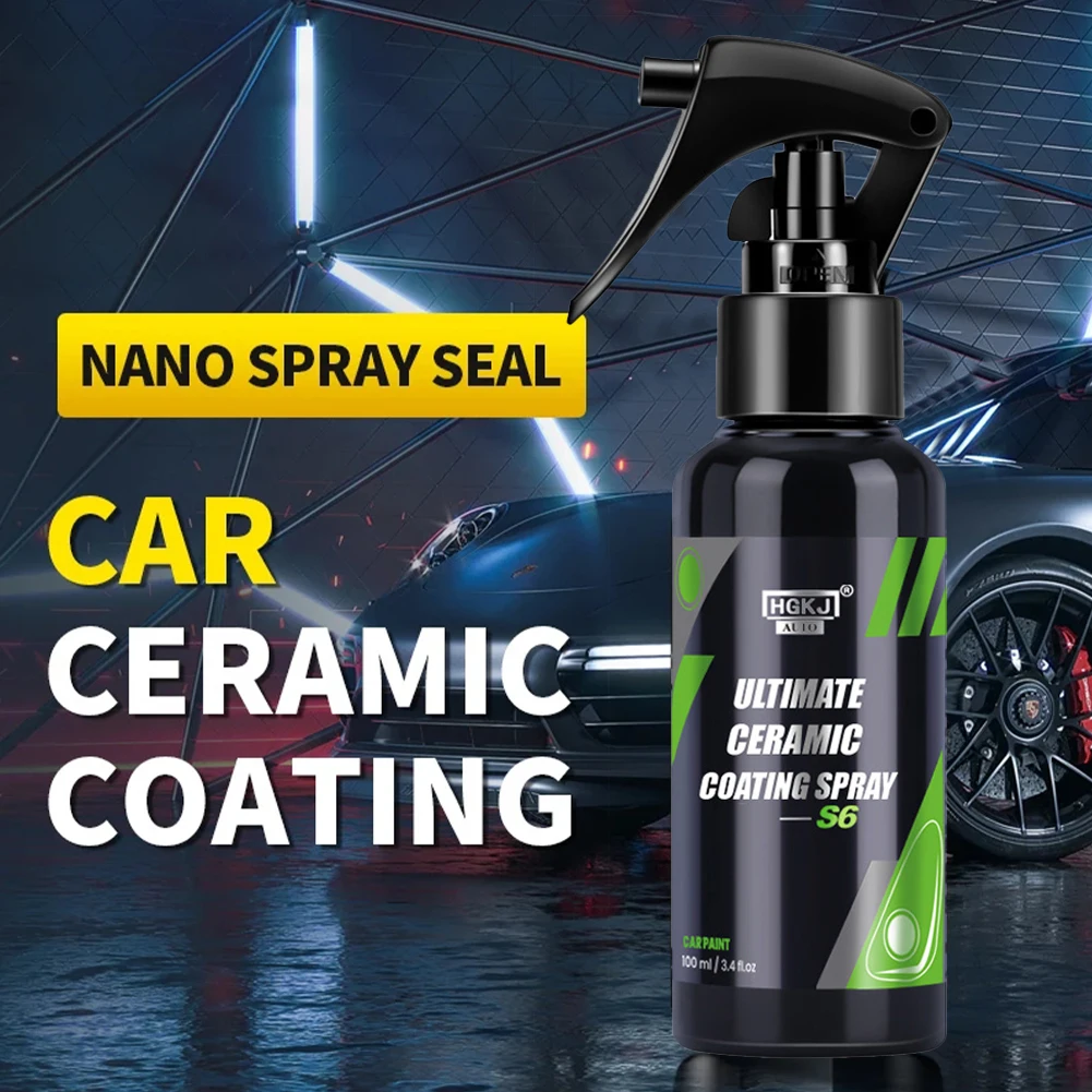 

Car Nano Ceramic Coating Spray Car Body Polishing Renovation Glossy Car Paint Care Repair Coating Hydrophobic Car Accessories