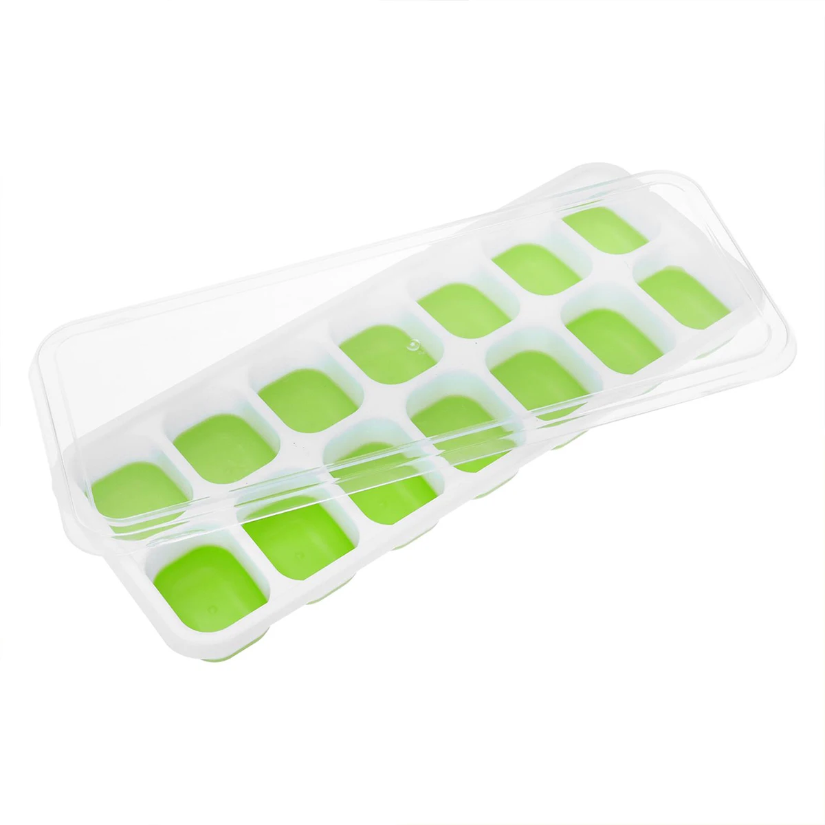 

4pcs14 Compartments Soft Bottom Silicone Ice Compartment Moulds Ice Box DIY Homemade Ice Cream Ice Cube Moulds Eco-friendly Ice