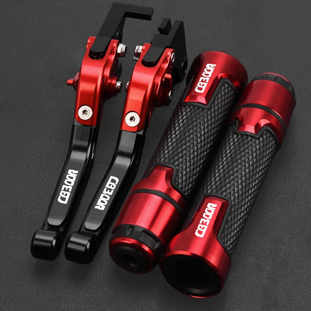 

Motorcycle CNC Aluminum Accessories Adjustable Brake Clutch Lever Handle Hand Grips Ends For HONDA CB300R CB cb 300R 2018 2019