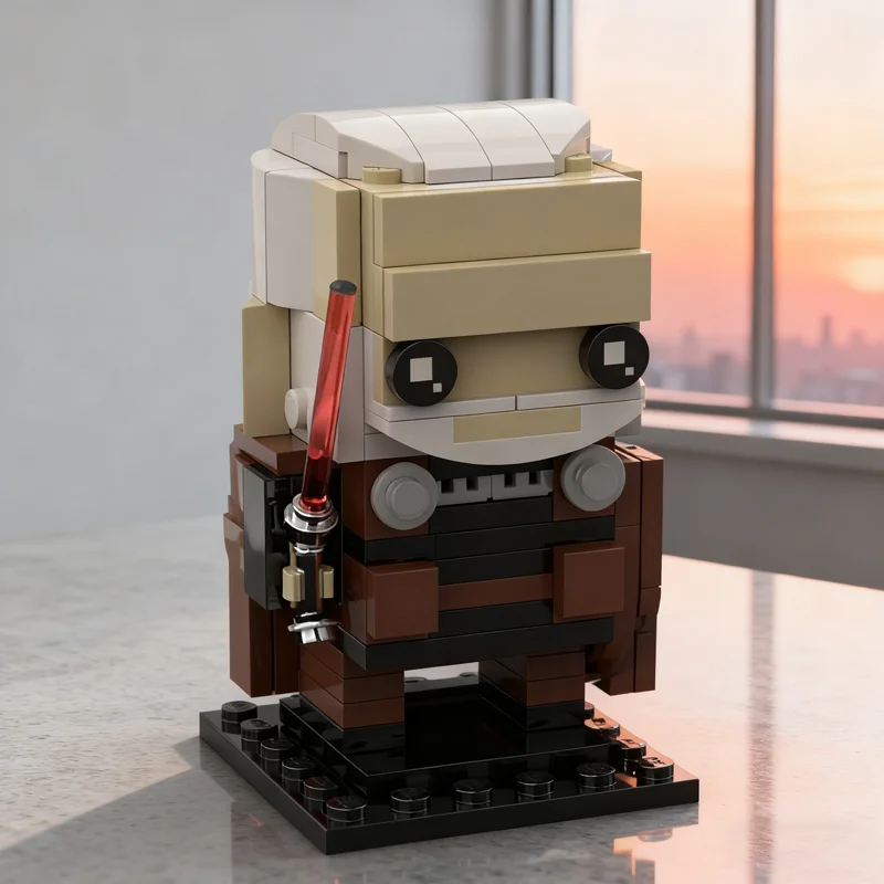 128 деталей MOC, модель Дуку BrickHeadz, строительные блоки, конструктор, подарок на день рождения, творческая образовательная идея, художественное ремесло, декоративный элемент. (art.: 3920dd0e14c57) - 3920dd0e14c57