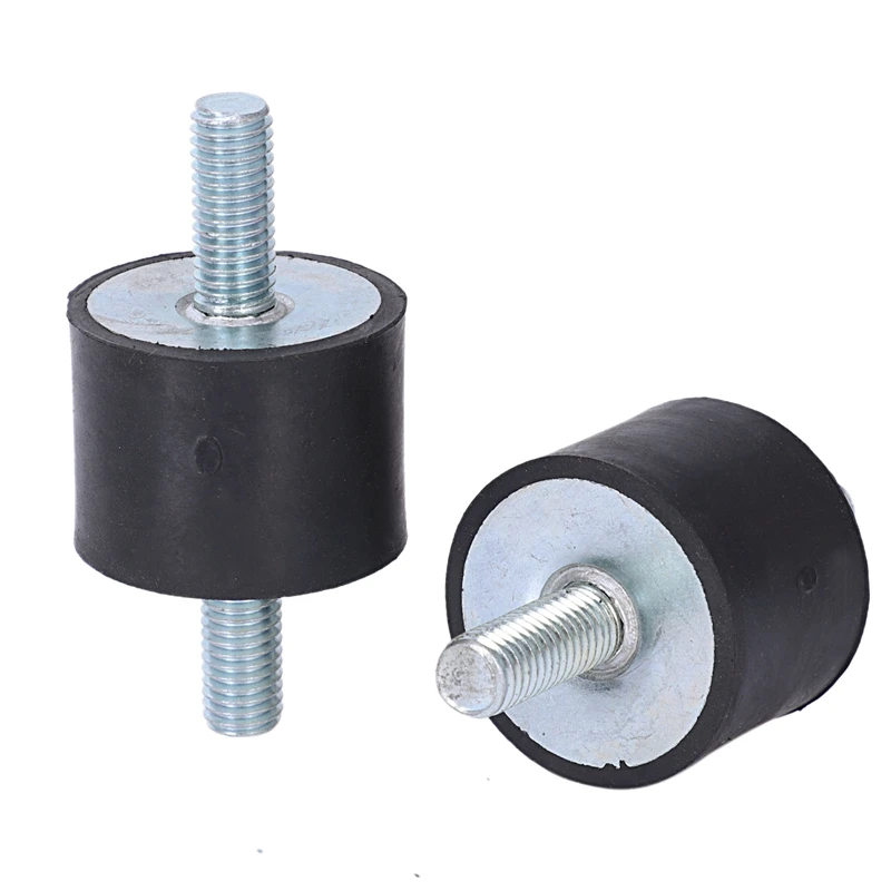 4 Штуки Резинового амортизатора M10 с двойной внешней резьбой Резиновый
