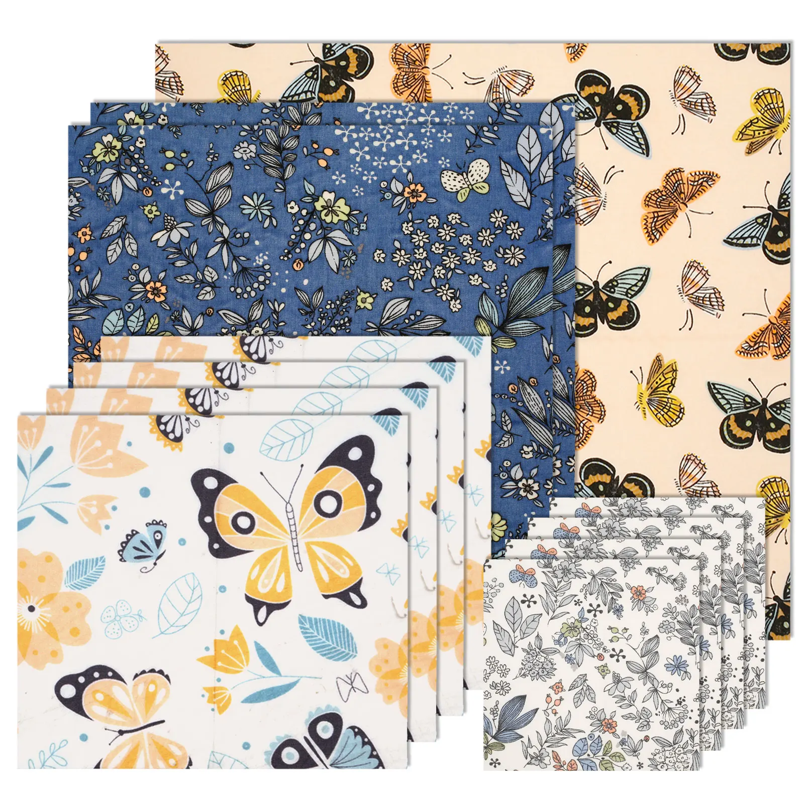 

Многоразовые обертки из пчелиного воска и хлопка Beeswax Food Wrap Set Reusable Environmental