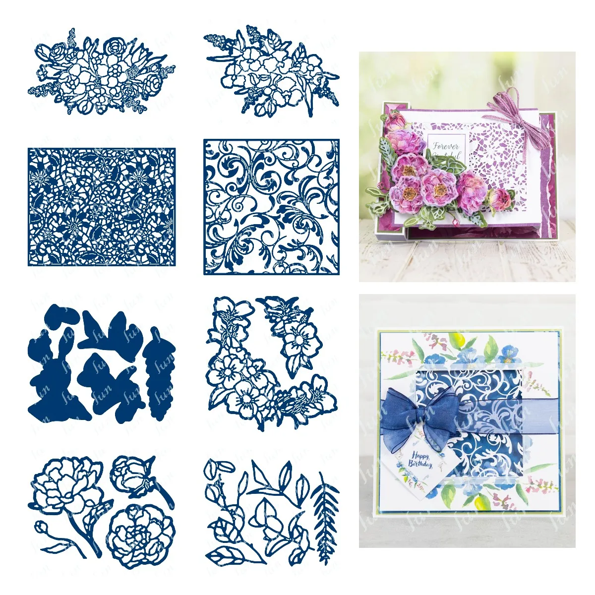 

Lace Outline Frame Metal Cutting Dies Die Cuts Paper Card Making Diy Scrapbooking Supplies Embossing Folder Stencils Template