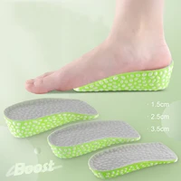 memory foam insole height increase insoles template inner invisible soles increase growth for shoes men sneaker half cushion new