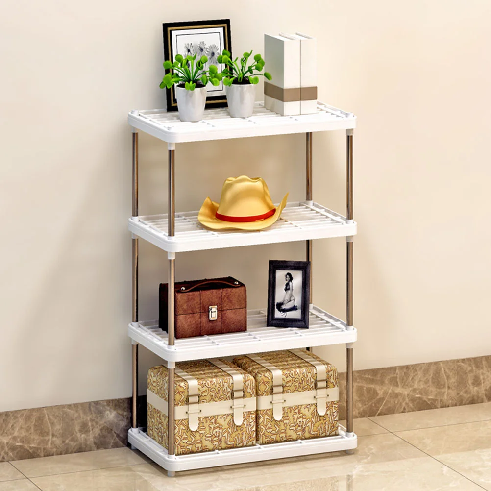 

4 Tier Storage Rack Duty Shelf Kitchen Storage Rack Bathroom Kitchen Organizer
