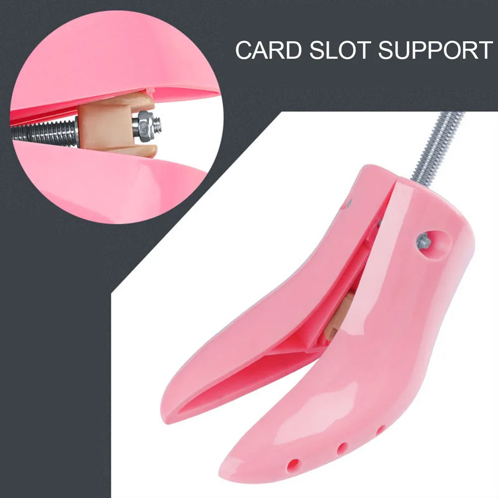 1Pair Women Shoe Stretcher For Boots Adjustable Length High Heels Sneaker Tree Wide Feet Ergonomic Handle