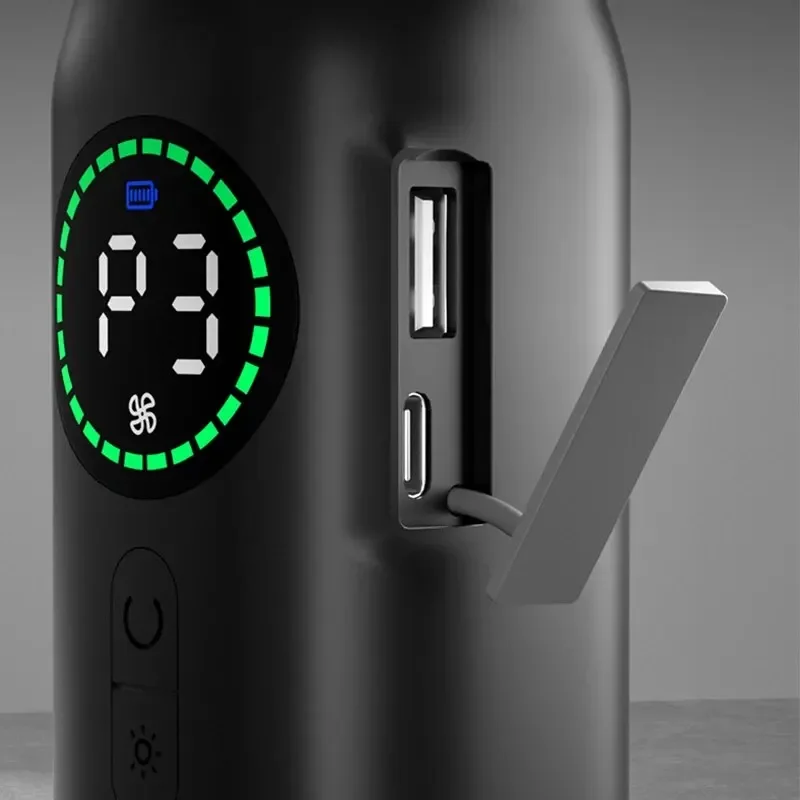 Новинка 2024 7500 мАч беспроводной воздуходувной пистолет 2 в 1 воздуходувка и