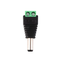 dc12v plug adapter connector male for 5050 3528 led strip power supply wholesale