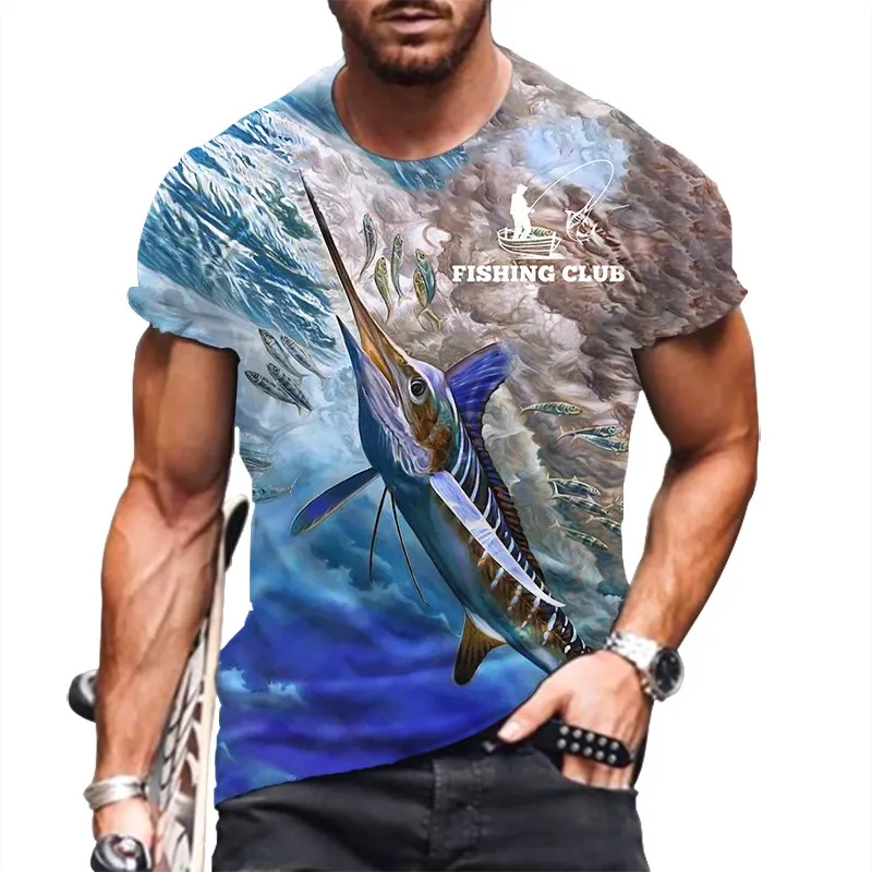 

Футболка мужская оверсайз с 3D принтом, тенниска с круглым вырезом и коротким рукавом, модная повседневная майка, стильная одежда 3D, лето 2022