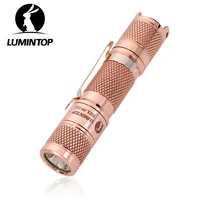 edc outdoor flashlight self defense rechargeable lighting led torch powerful 650 lumens strobe hiking 14500 battery tool aa