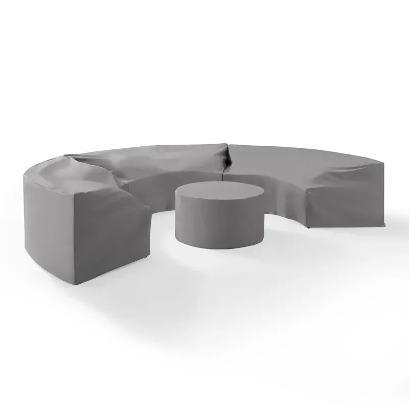 

Protector "Premium 6Pc Furniture Cover Set - 3 Round Sectional Sofas Protectors and Coffee Table Shield for Maximum Protection"