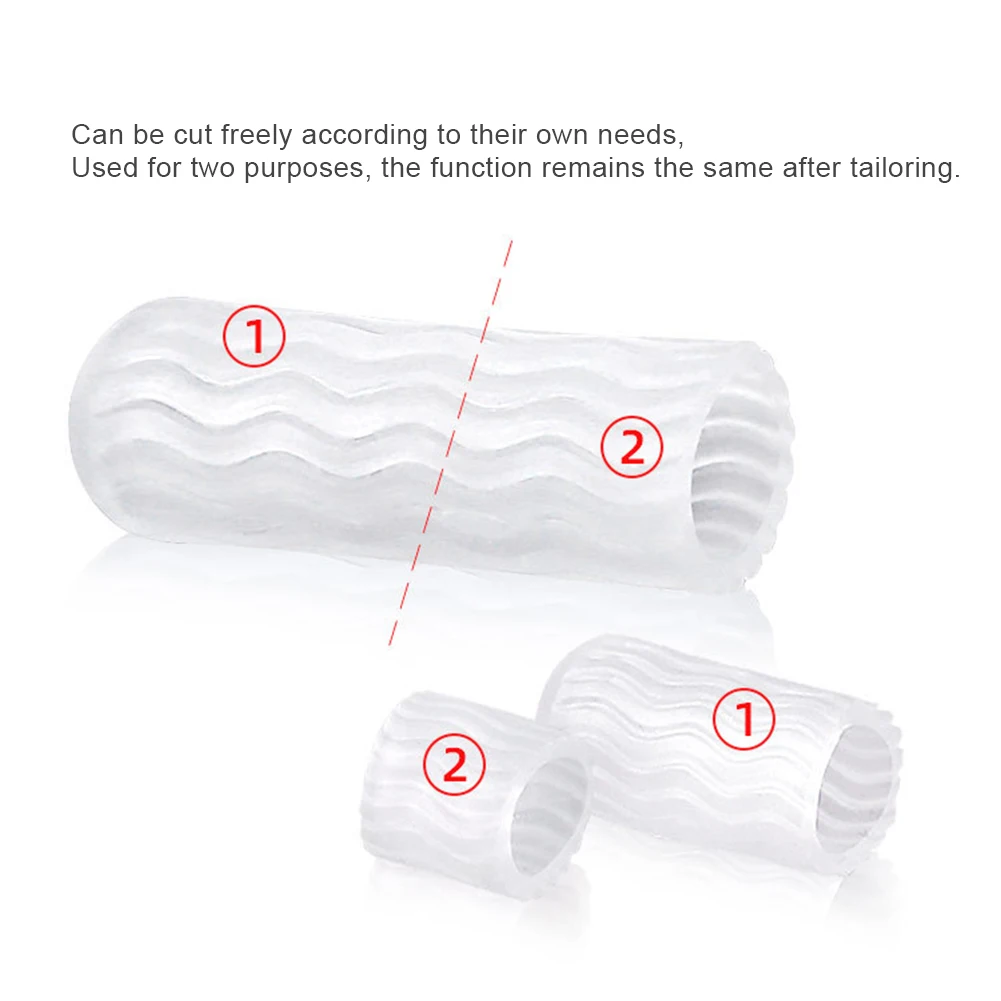 

1Pair Separation Orthopedic Toe Cover Hard Callus Anti-friction Discomfort Sports Cover Finger Toe Protective Toe