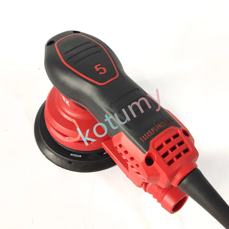 6-дюймовая электрическая машина для наждачной бумаги, 220 В, 5 мм, шлифовальная головка с щеткой без углерода, автомобильная промышленная вакуумная шлифовальная машина для сухой шлифовки (art.: 3920cedcfde30) - 3920cedcfde30