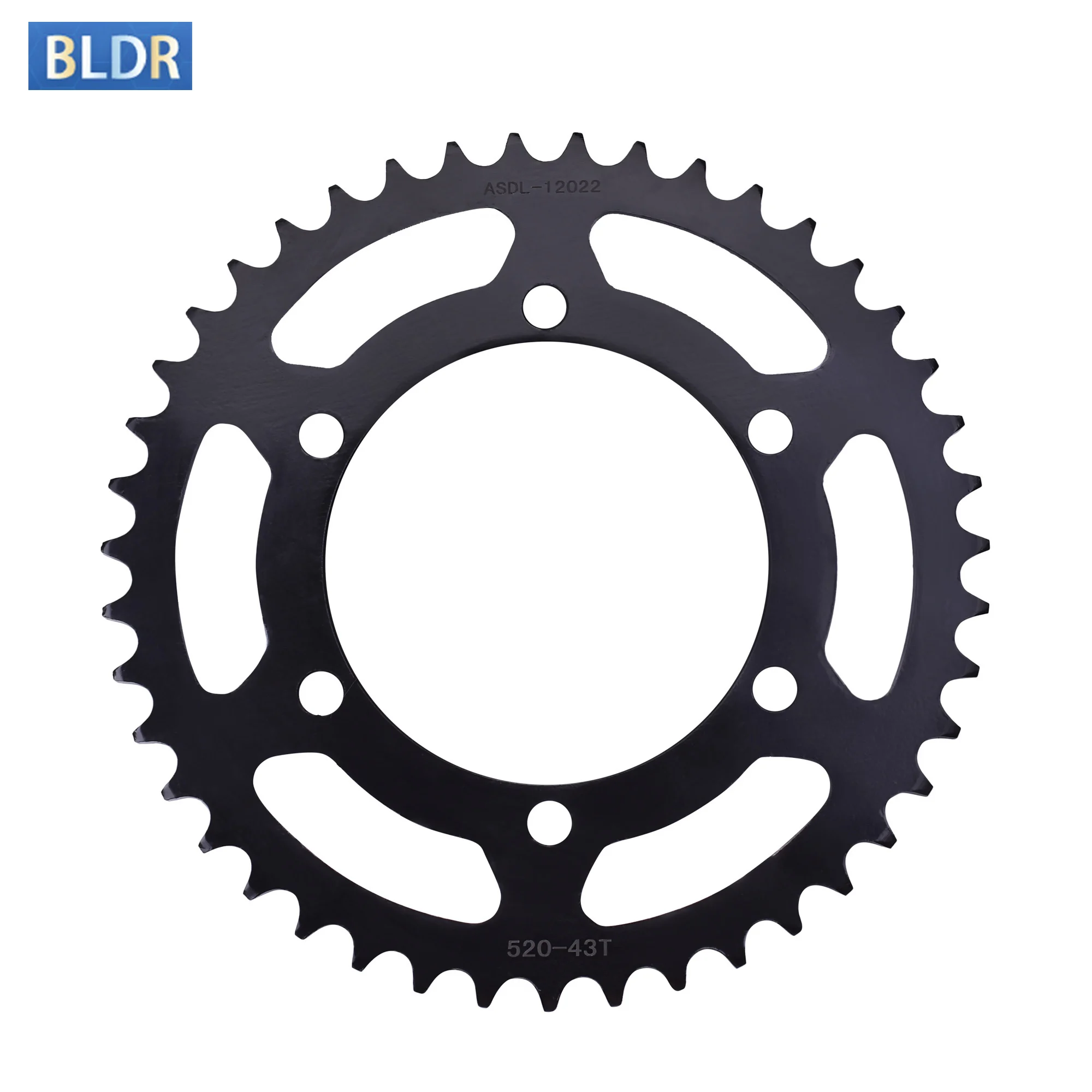 

520-43T 43 Tooth Rear Sprocket Gear For Kawasaki ZZR250 EX250 ZZR EX 250 KLE300 KLE300C Versys-X ABS KLE 300 2017-2019 2018 2021