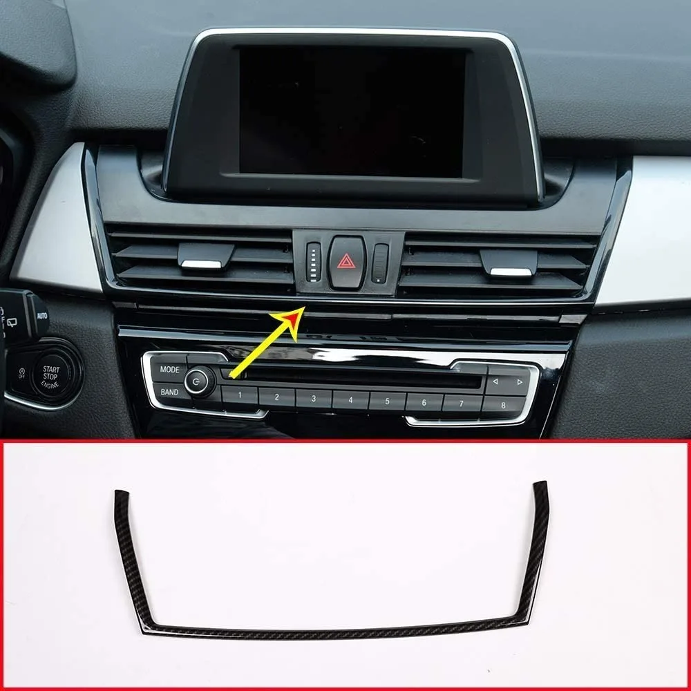 

For BMW 2 Series 218i F45 F46 Gran Active Tourer 2014-2018 ABS Car Inner Air Outlet Vent Decoration Frame Trim