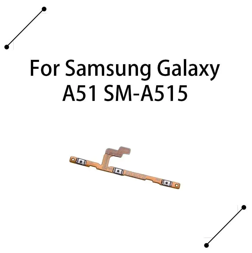 

Power ON OFF Mute Switch Control Key Volume Button Flex Cable For Samsung Galaxy A51 SM-A515