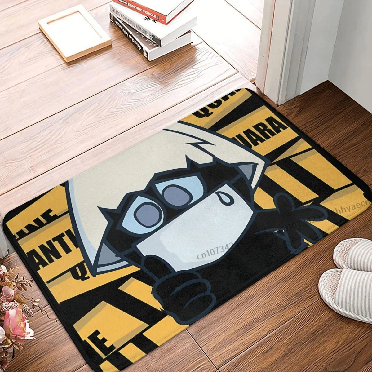 

Calimero Cute Egg Chicken Bath Non-Slip Carpet Quarantined Flannel Mat Welcome Doormat Home Decor Rug