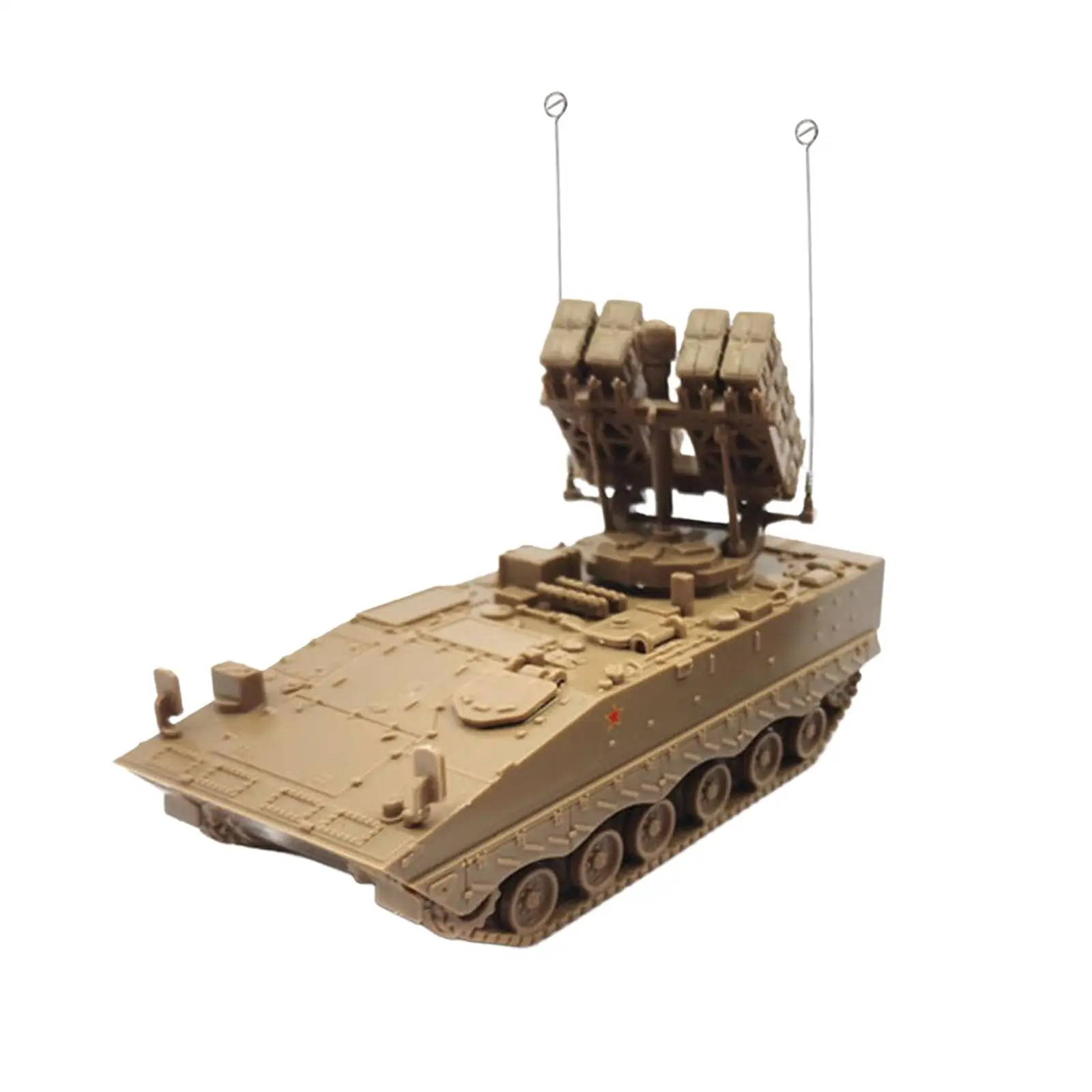 Фото Мини-модель танка из строительных блоков, масштаб 1:72, гусеничная бронированная машина, игрушка для коллекционеров и любителей демонстрации №4
