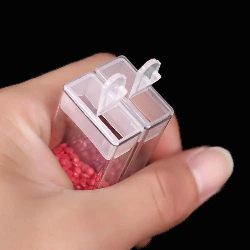 Полезная Бриллиантовая искусственная вышивка коллекция планшетов контейнер для