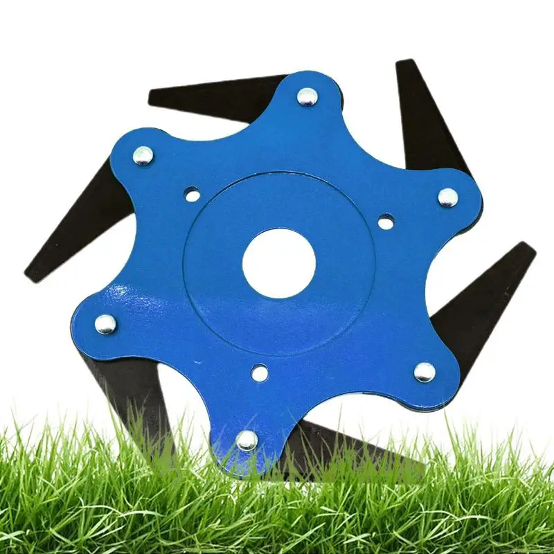 

Trimmer Head 6 Teeth Professional Blade Cutter Replacement Universal 65Mn Weed Eater Blade Metal Cutter Replacement For
